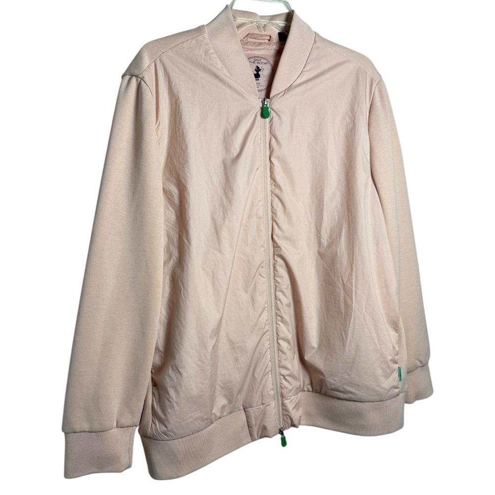 Save the Duck Refy Bomber Jacket Women’s Size 2X XXL Pink Recycled Vegan - Picture 6 of 16